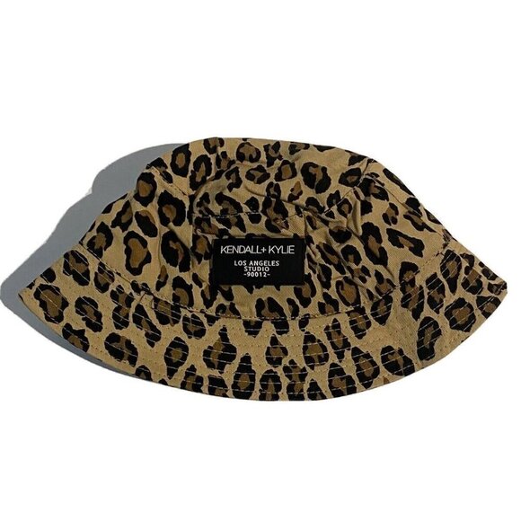 Kendall + Kylie Cheetah/leopard Bucket Hat One Size Adjustable Animal Print - Picture 2 of 5